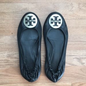 Tory Burch flats with elastic heal